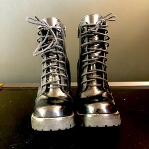 jeffrey campbell used booties. 6.5m black